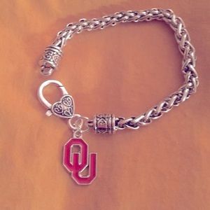 Silver Oklahoma Bracelet 🏈🎄